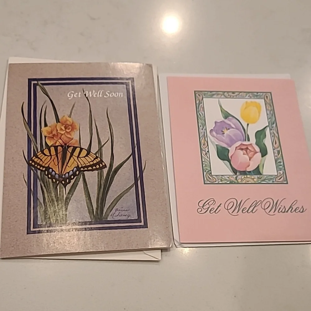 Bundle of 15 New Get Well Wishes Cards